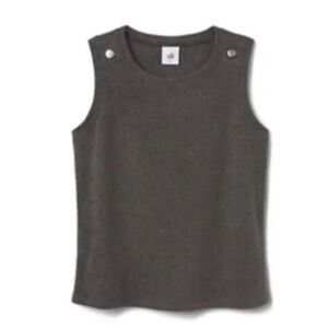 Cabi Snap Top, Charcoal Fall 2025, medium NWOT